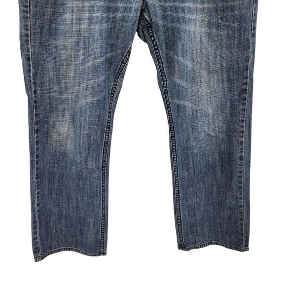 Vintage Guess Jeans Los Angeles 1981 Relaxed Straight Rowland Fit Whiskered 36W - Picture 8 of 12